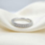 www.diamondshero.it Anello veretta eternity oro argento brillante diamante moissanite diamond ring silver