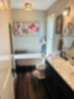 Modern clean bathroom showing professional cleaning service result