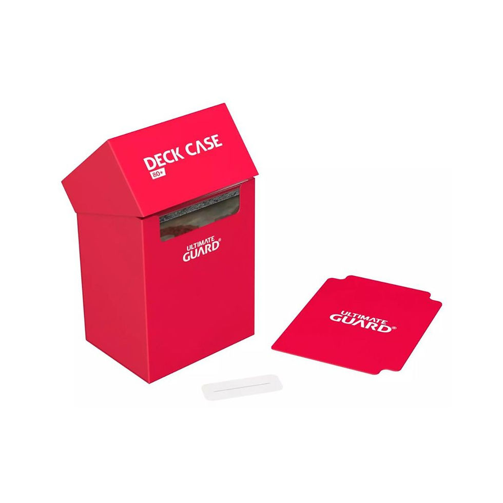 Deck Case: 80+ (Red) - Ultimate Guard