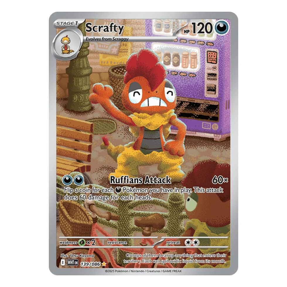 Scrafty (Illustration Rare) - White Flare