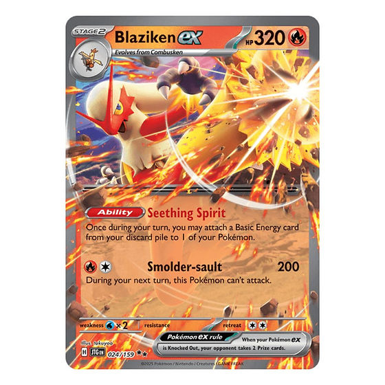 blaziken pokemon cards #192 EXTENDED ART Raycardza Evolves from Combusken Type Blaziken V TG014/TG30 - Pokmon
