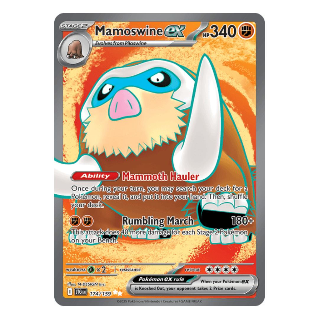 Mamoswine ex (Ultra Rare - Full Art) - Journey Together