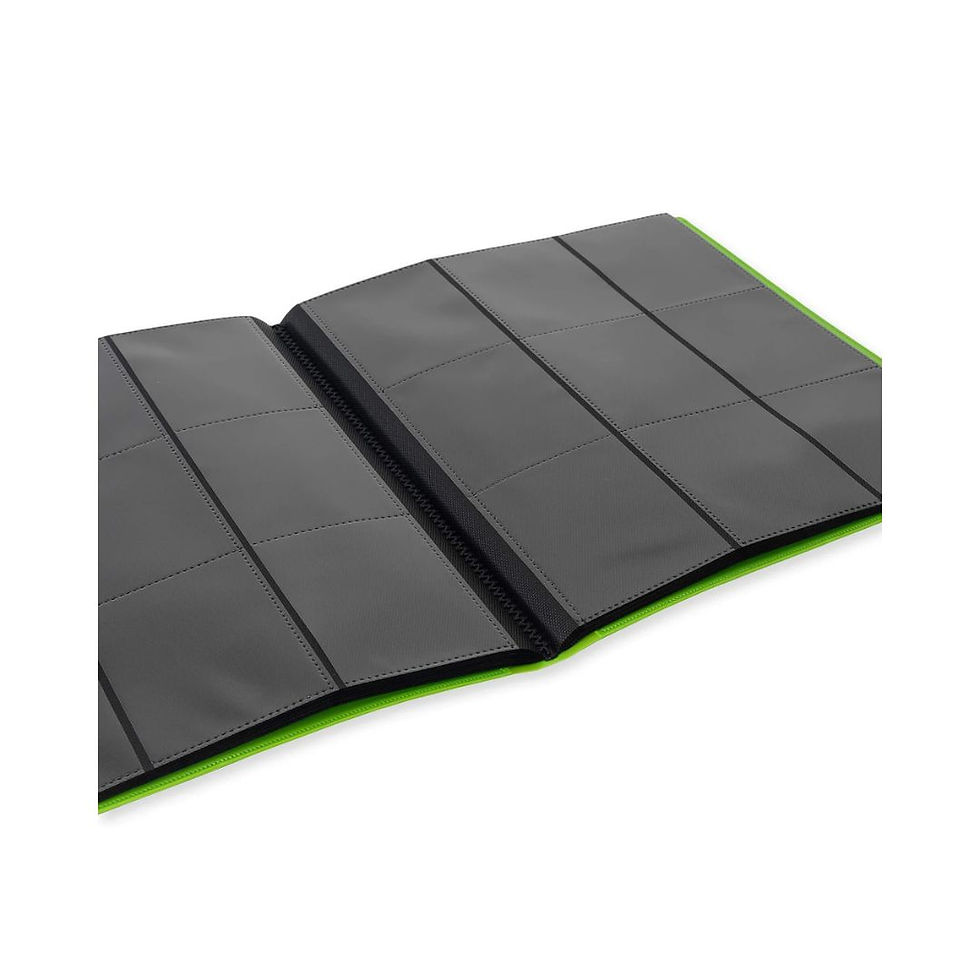 Green Strap Binder (9-pocket) by Vault X
