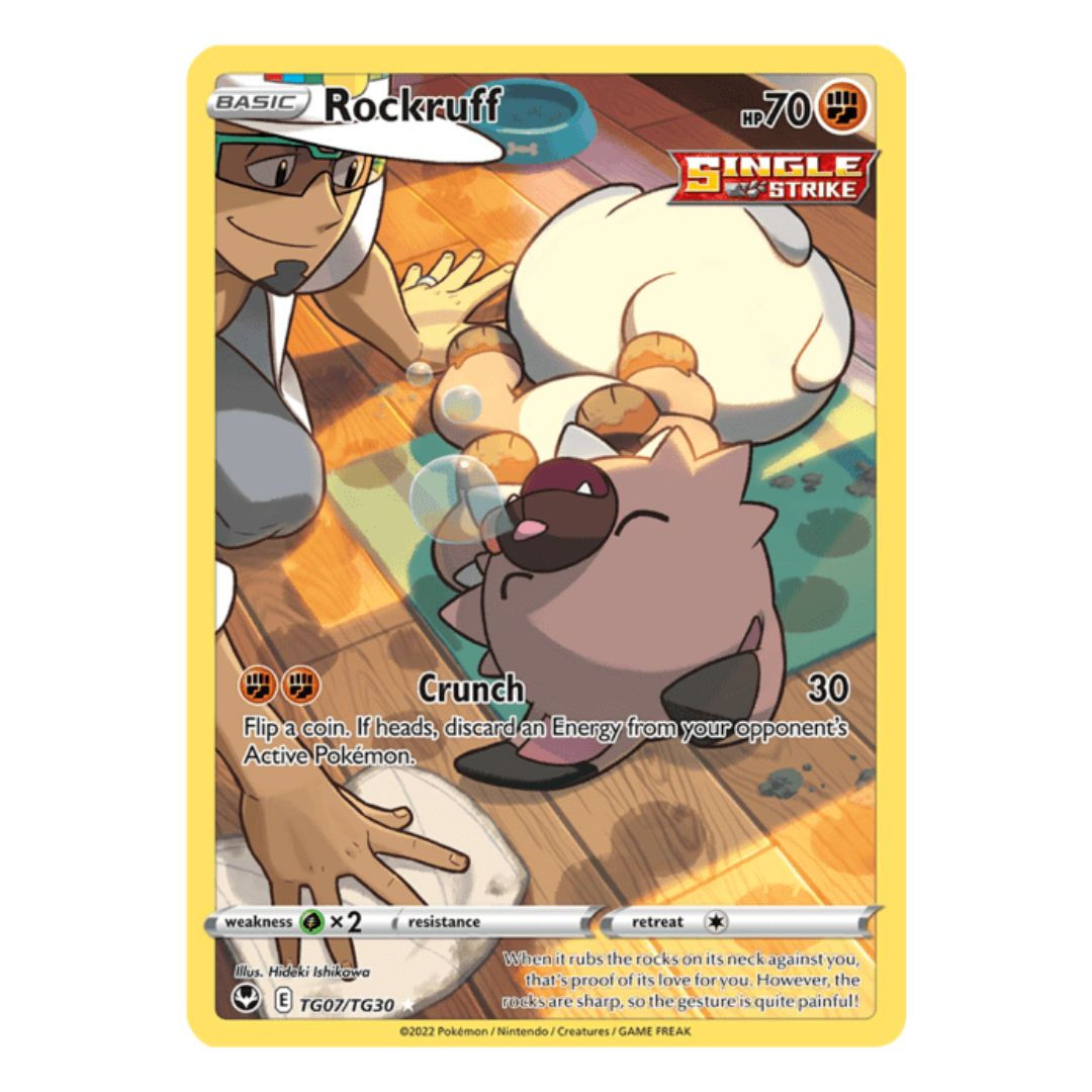 Rock Ruff Card Rockruff (Ultra Rare) - Silver Tempest Trainer Gallery | Boise Card Shop