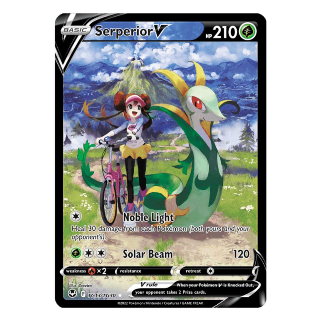 Serperior V (Ultra Rare - Full Art) - Silver Tempest: Trainer Gallery