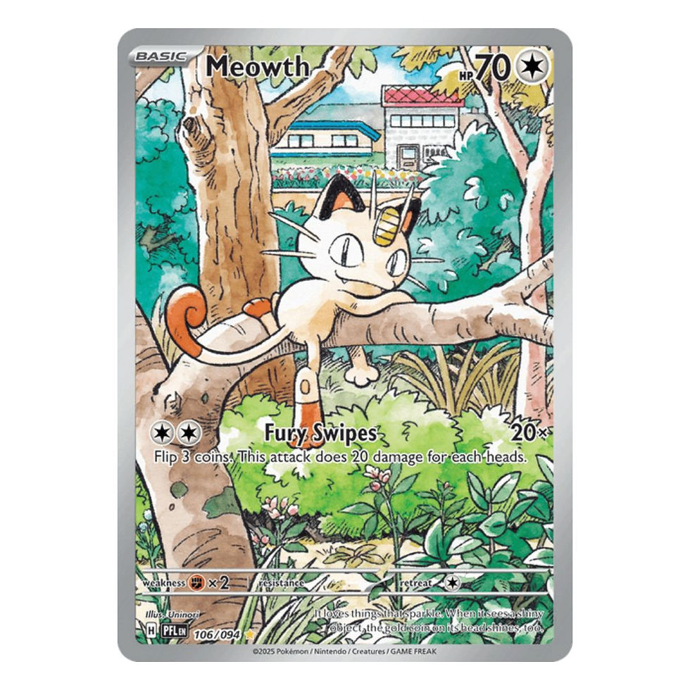 Meowth (Illustration Rare) - Phantasmal Flames