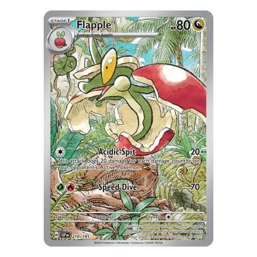 flapple pokemon card Flapple VMAX 019/163 Battle Styles Full Art Ultra Rare Pokemon Card MI