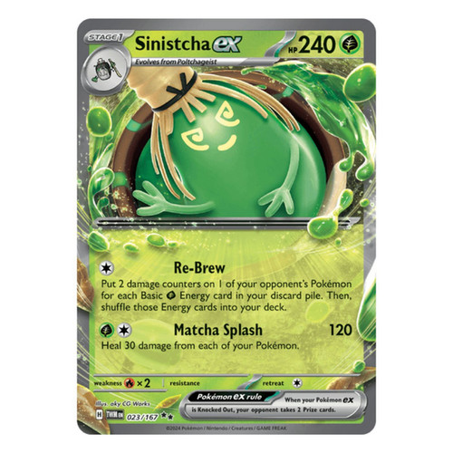 sinistcha ex pokemon card value - Scarlet & Violet - Twilight Masquerade - VioletTwilight Masquerade set introduces beautiful Illustration Rares and Special Illustration Rares Pokemon TCG Sinistcha EX 210