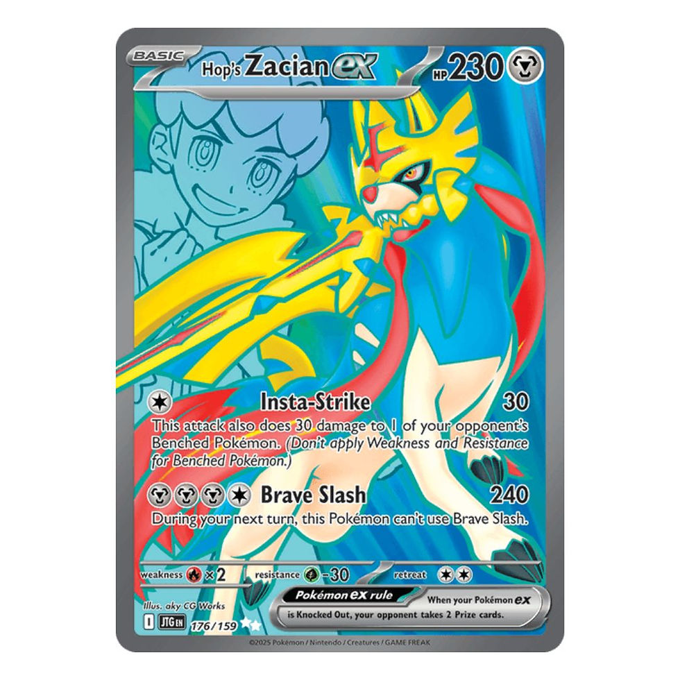 Hop's Zacian ex (Ultra Rare - Full Art) - Journey Together