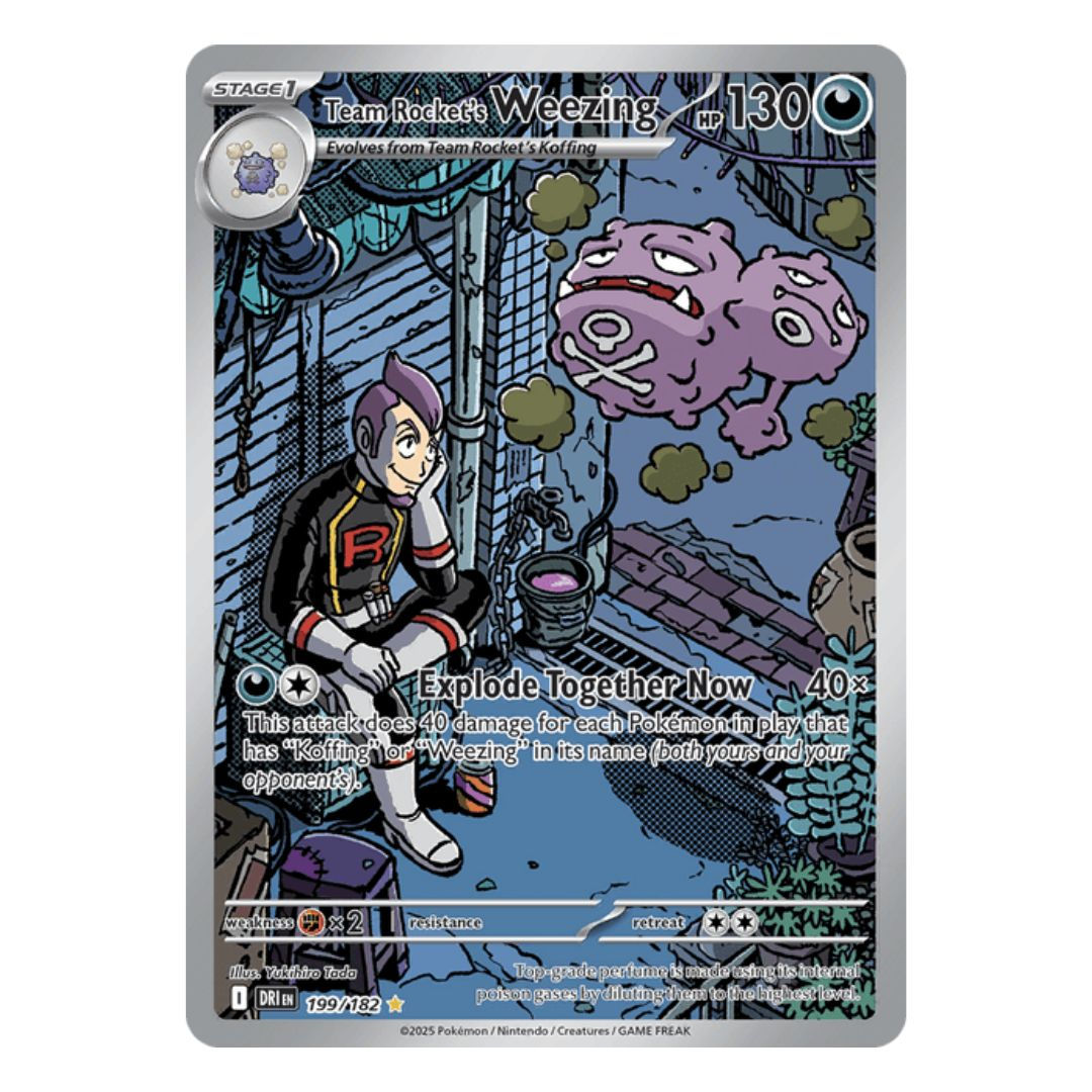 Team Rocket's Weezing (Illustration Rare) - Destined Rivals