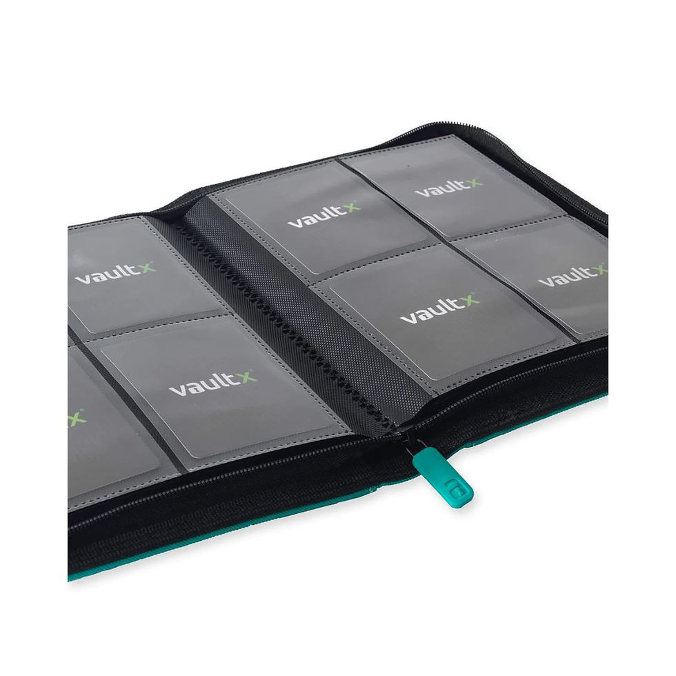 Ocean Blue Exo-Tec® Zip Binders (4-pocket) by Vault X