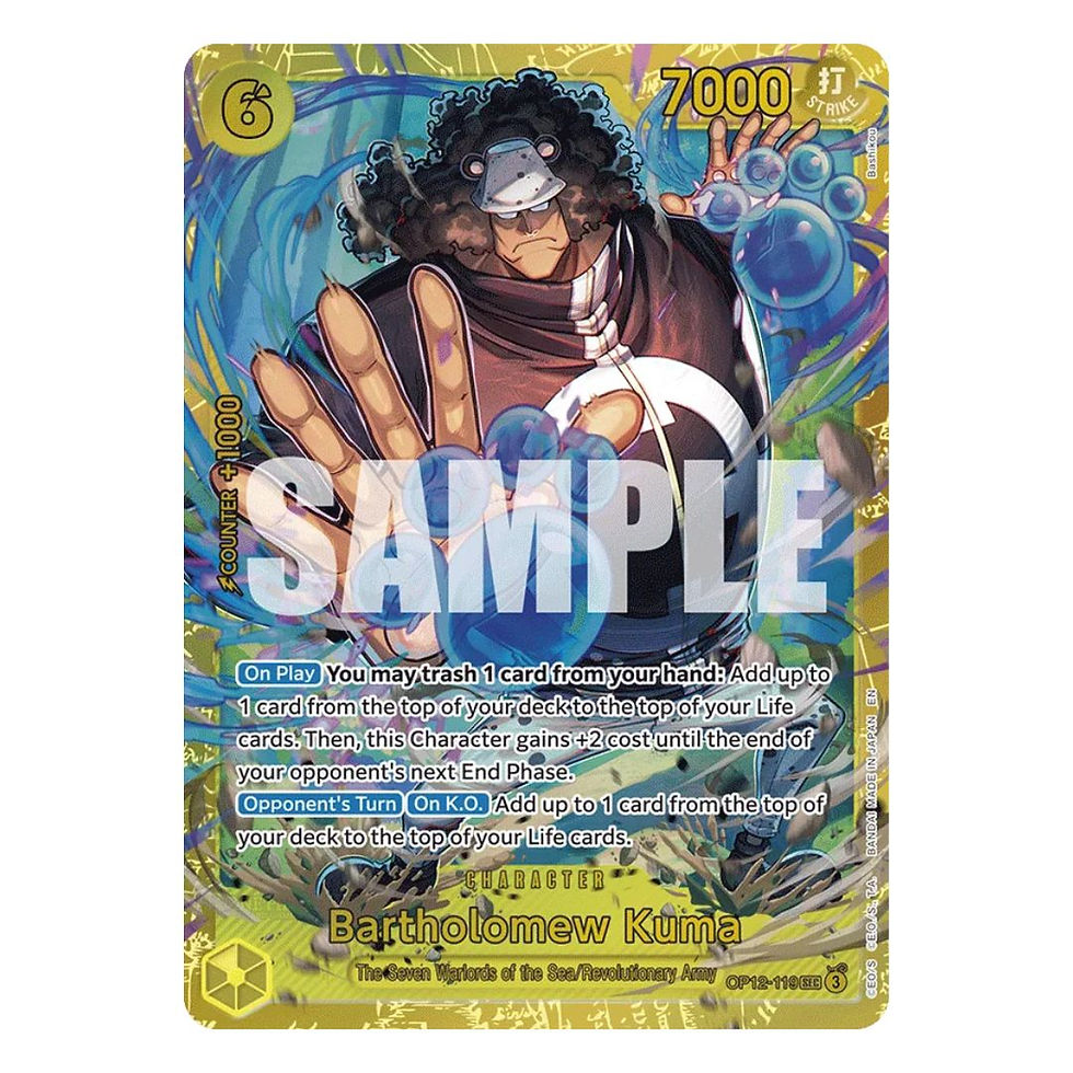 Bartholomew Kuma (Secret) - Legacy of the Master (OP12)