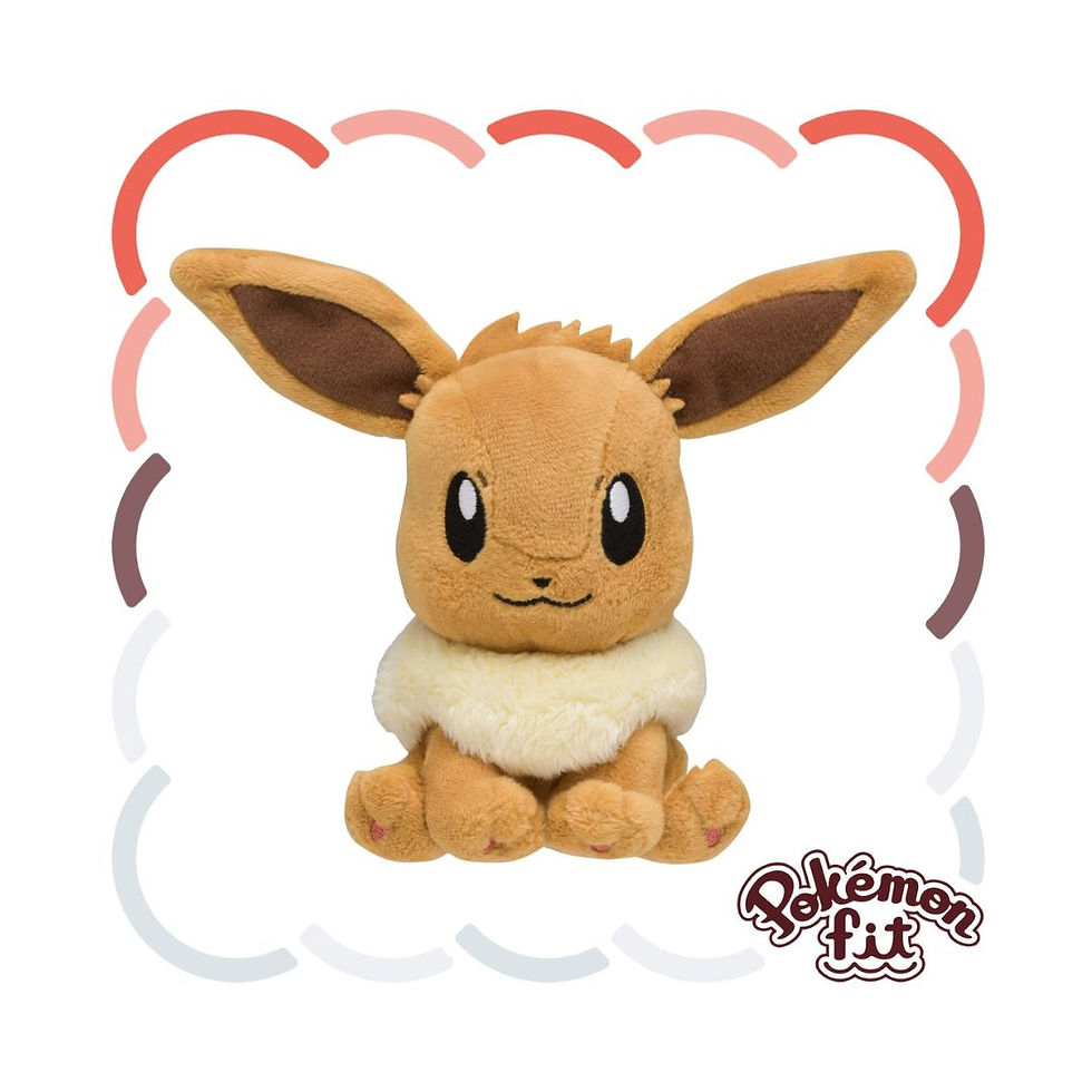 Eevee - Fit Plushie - Pokémon Center Japan