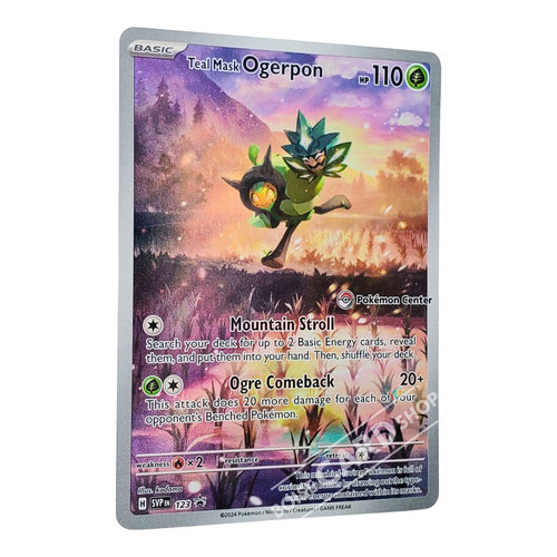 Teal Mask Ogerpon (Pokemon Center Exclusive) - Scarlet & Violet Promo | Boise Card Shop Teal Mask Ogerpon (Pokemon Center Exclusive) - Scarlet & Violet Promo | Boise Card Shop