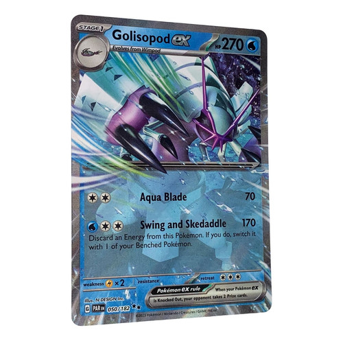pokemon card golisopod ex (246/182) [Scarlet & Violet: Paradox Rift] Damaged Holofoil All cards will be carefully packed for safe transit Golisopod ex 246/182 - PSA
