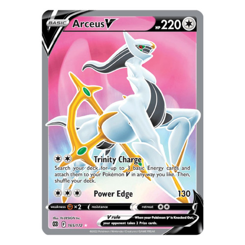 arceus pokemon card brilliant stars VSTAR | Pokmon Preserved in a tamper Arceus VSTAR #123 Prices |