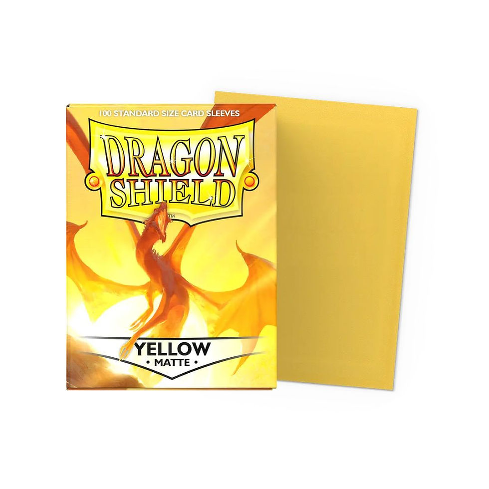 Yellow - Dragon Shield Matte Sleeves - (Standard)