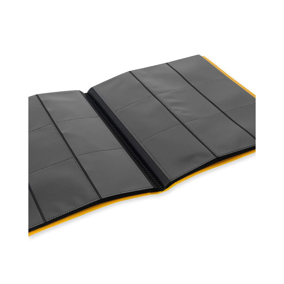 Yellow Strap Binder (9-pocket) by Vault X