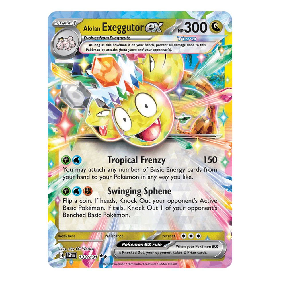 Alolan Exeggutor ex (Double Rare) - Surging Sparks
