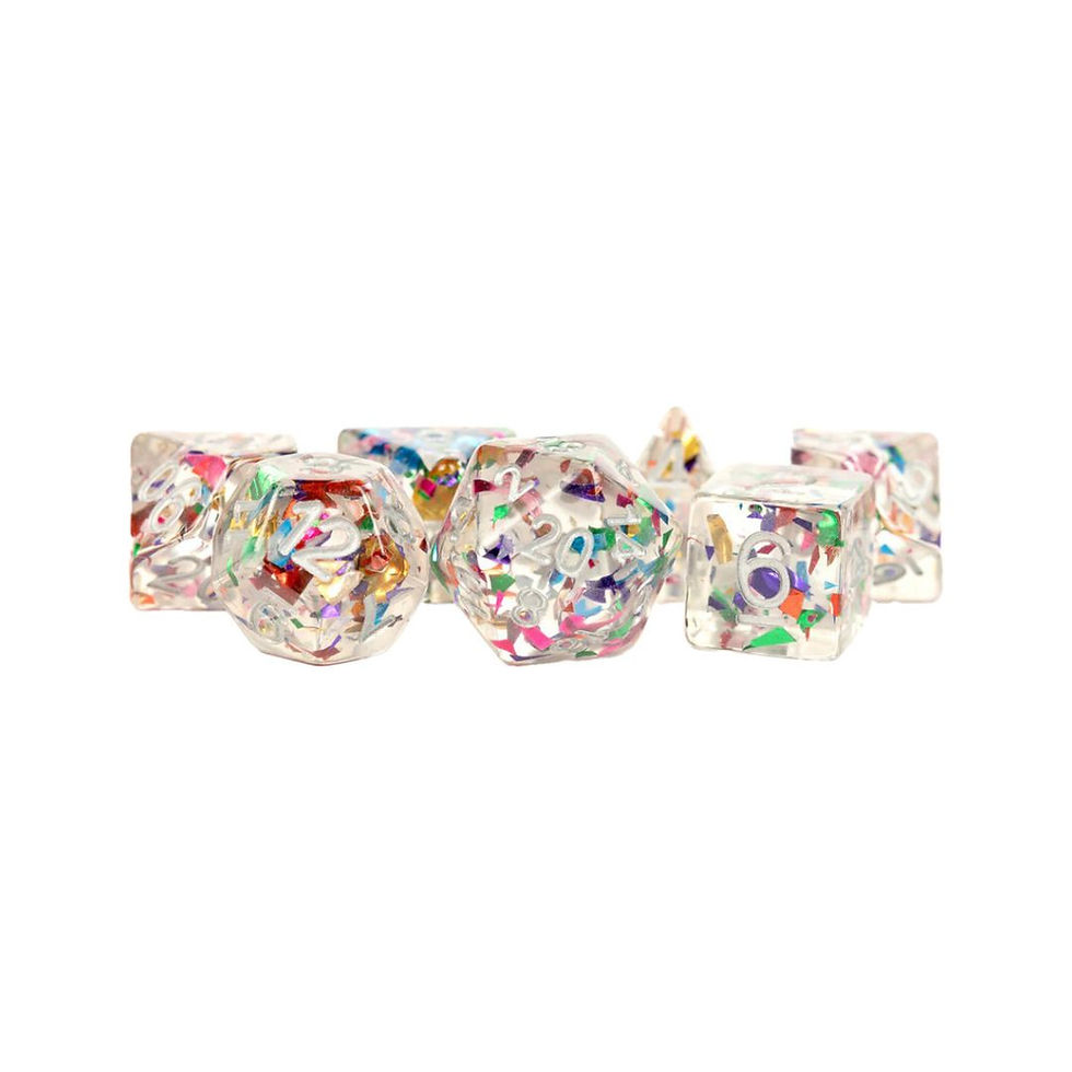 7-Set: 16mm: Rainbow Foil - FanRoll by MDG