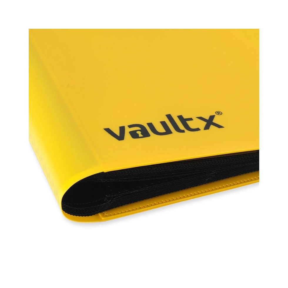 Thumbnail: Yellow Strap Binder (9-pocket) by Vault X