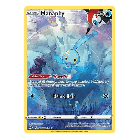 pokemon manaphy card Game Blue Coin Japanese CN066 Attack 1 Manaphy - Pokmon TCG Pocket