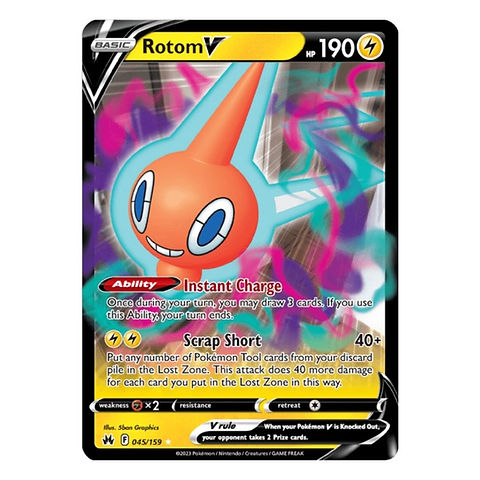 Rotom V (Ultra Rare) - Crown Zenith | Boise Card Shop Rotom V (Ultra Rare) - Crown Zenith | Boise Card Shop
