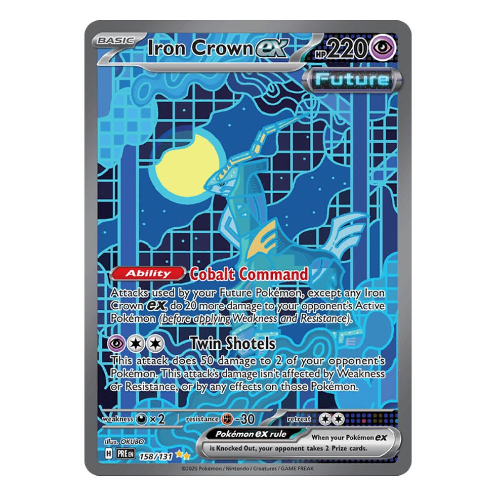 Iron Crown ex (Special Illustration Rare) - Prismatic Evolutions