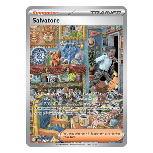 salvatore pokemon card Salvatore (202/162) (TEF) – Poke Gems MTL main image 1