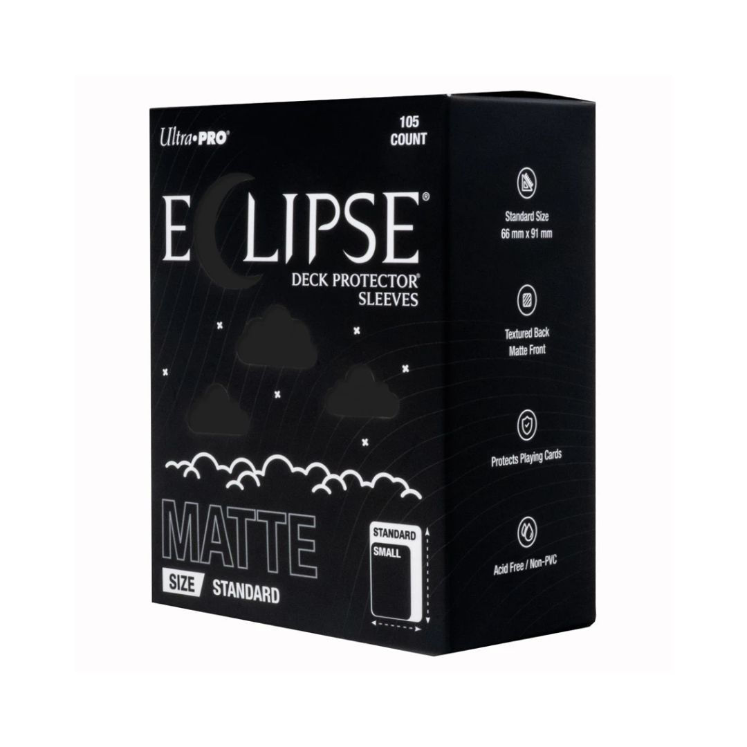 Eclipse: Matte Jet Black Sleeves by Ultra Pro