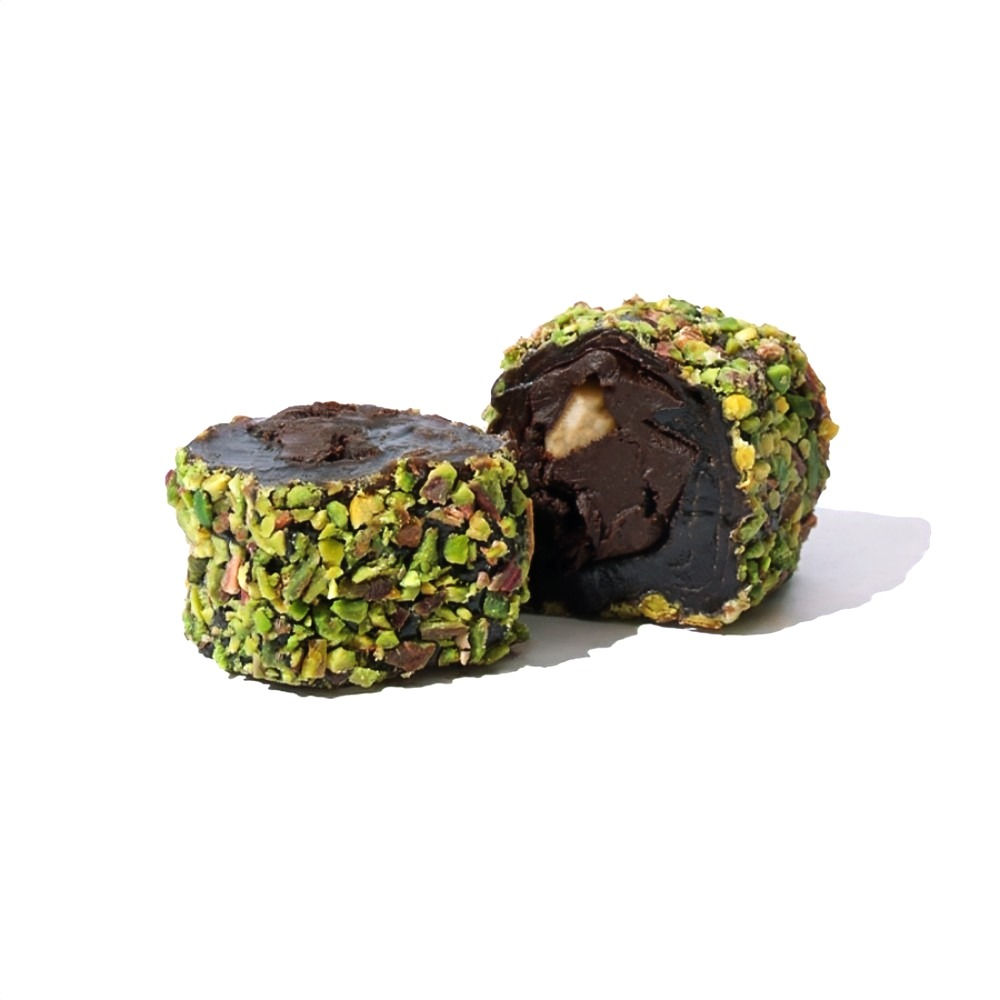 Antep Fıstık Kaplı Brownie Çikolata Fındıklı Lokum