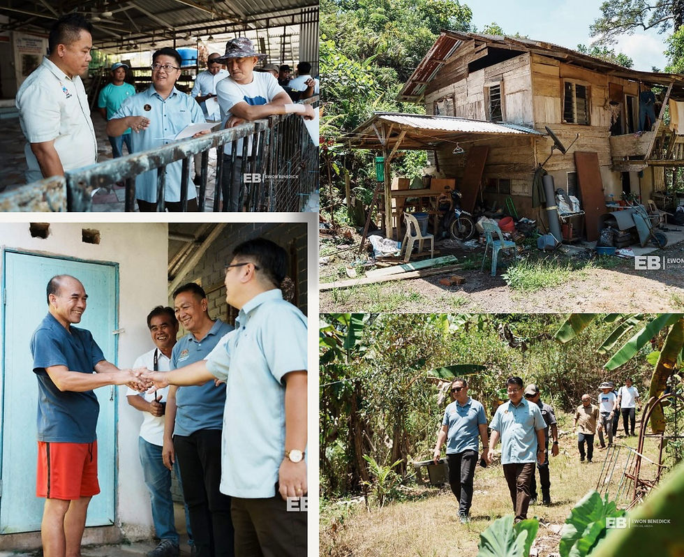 Ewon lawat pemohon rumah SMJ di Penampang