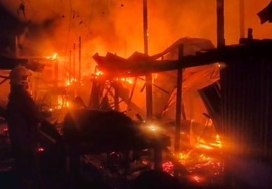 Kebakaran Awal Pagi Musnahkan Dua Rumah Di Kampung Labuan, Kota Belud