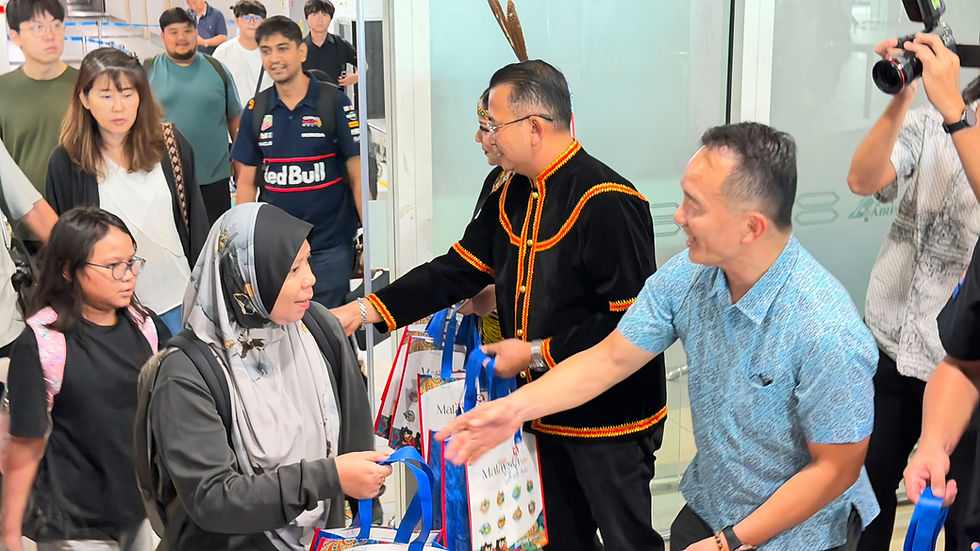 Kaamatan Celebrations accord Visitors with a Golden Welcome at Kota Kinabalu International Airport