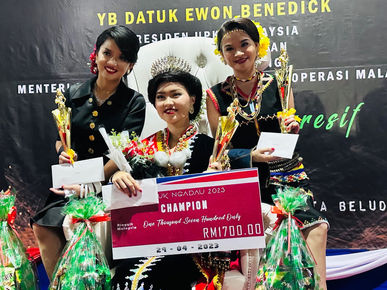 Nessly Januil dinobatkan juara Unduk Ngadau Kaamatan UPKO Kota Belud 2023