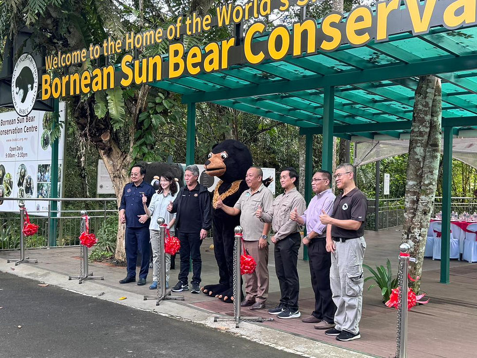 New Facilities at Bornean Sun Bear and Sepilok Orangutan Centres launched