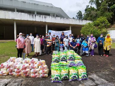 Society of Hope Sabah provide food baskets to B40 communities 