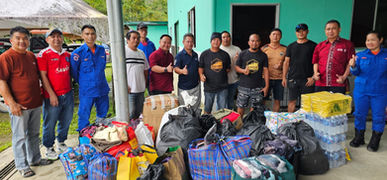 Misi Bantuan Kemanusiaan Kelab Pemotoran Siou Otolikudan (SO) Ringankan Beban Mangsa Kebakaran