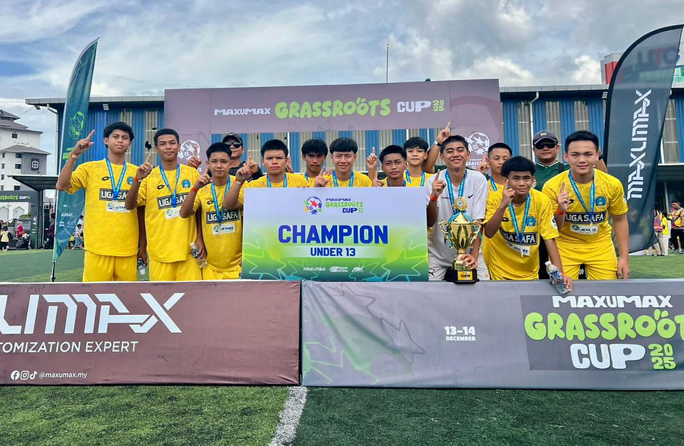 Tuubagu Football Academy Penampang Juara Mazumax Grassroot Cup