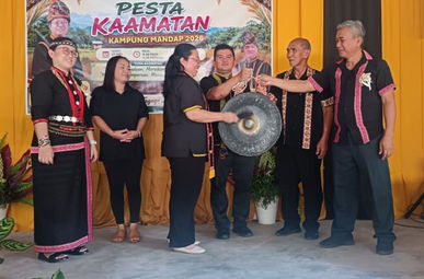 Pesta Kaamatan Kampung Mandap Meriah, Semarakkan Perpaduan dan Keharmonian