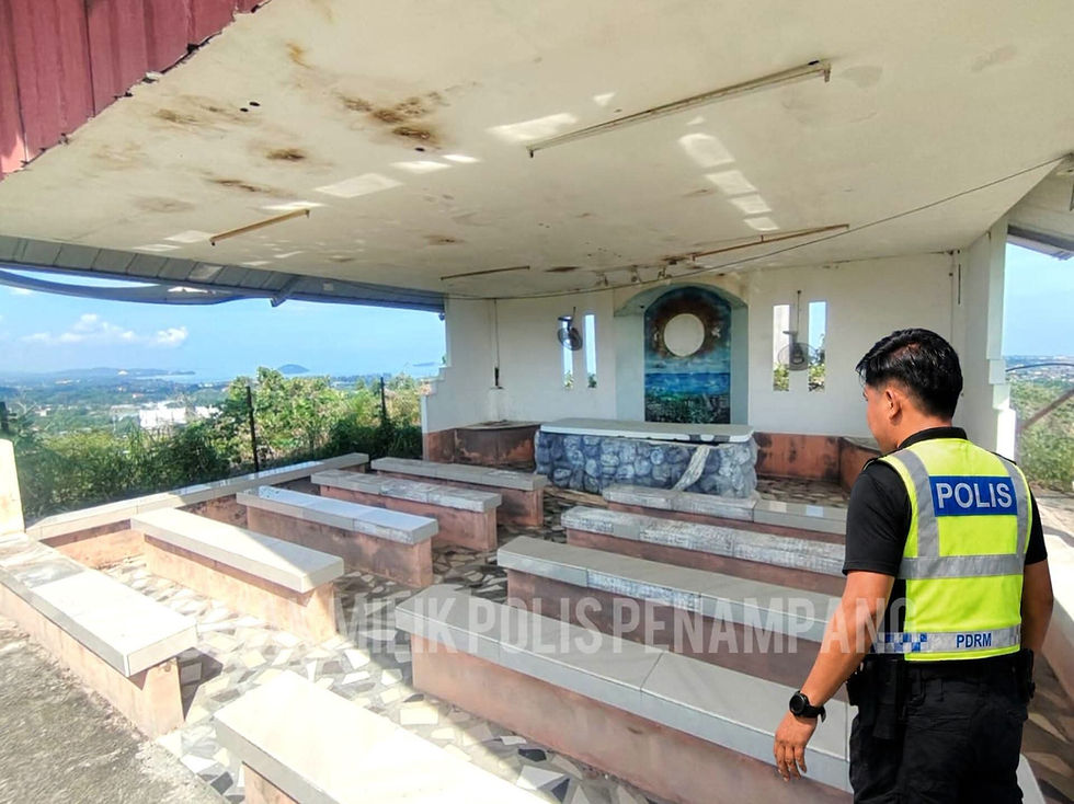 Lima Remaja Ditahan Polis Penampang Bantu Siasatan Vandalisme Pondok Ibadat