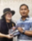 NabaluNews Chief Editor Fardy Bunggah congratulates Anna Vivienne