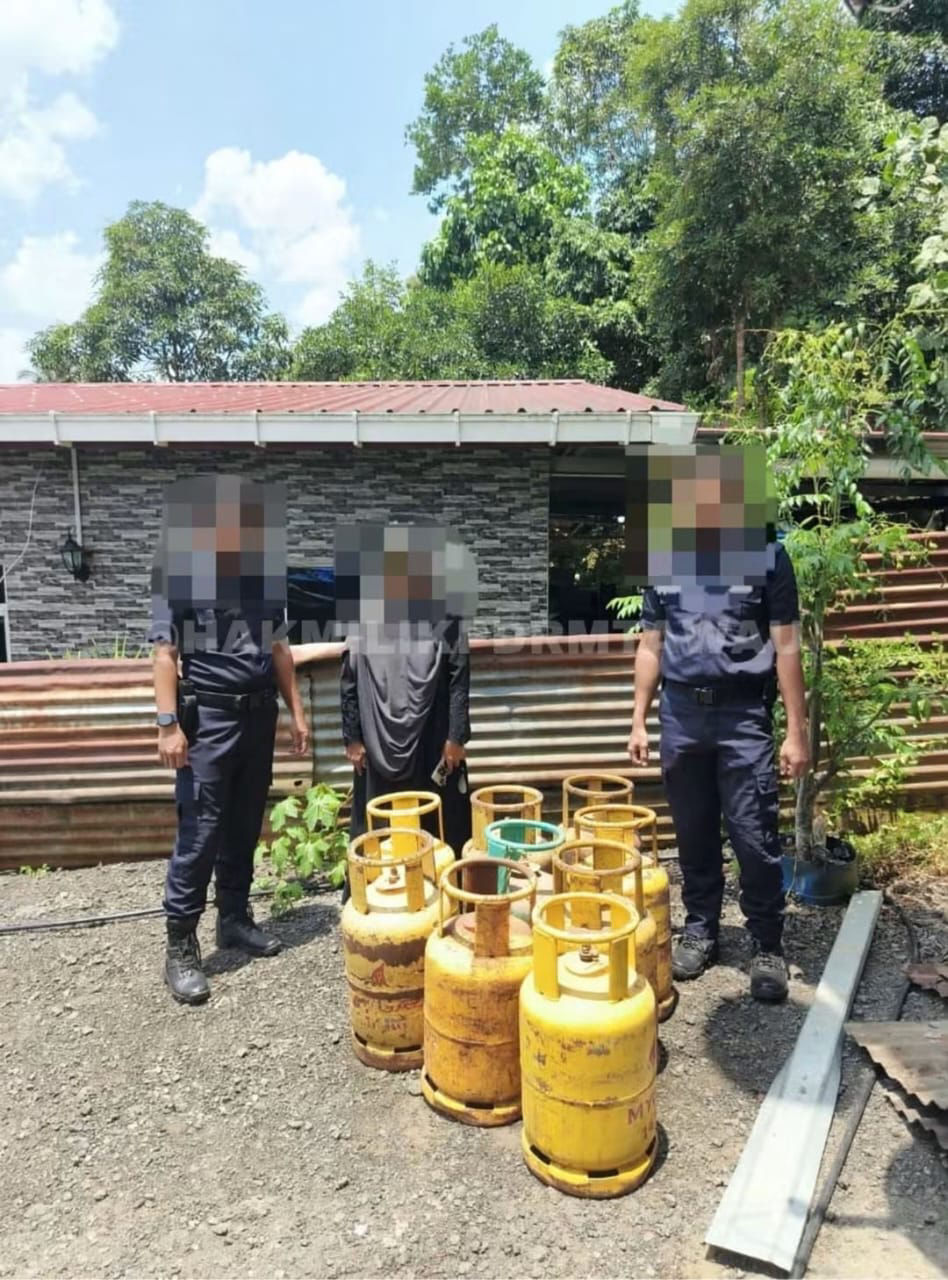 Wanita Ditahan, Sembilan Tong Gas Dirampas Dalam Kes Ceroboh Stor