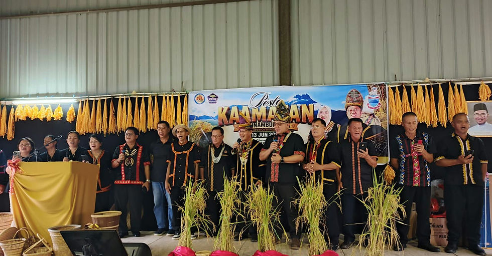 Pesta Kaamatan Taginambur Jaya Gabungan Tiga Kampung Berlangsung Meriah