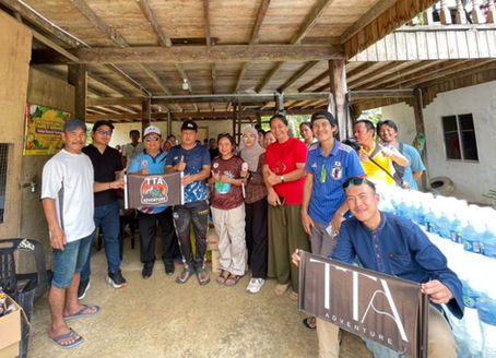 Sumbangan Bakul Makanan Bantu Ringankan Beban Mangsa Banjir Kampung Binanjar Baru