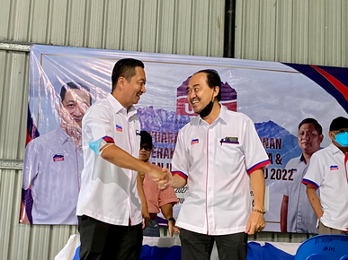 Dennison Indang menang Ketua Bahagian UPKO Kota Kinabalu