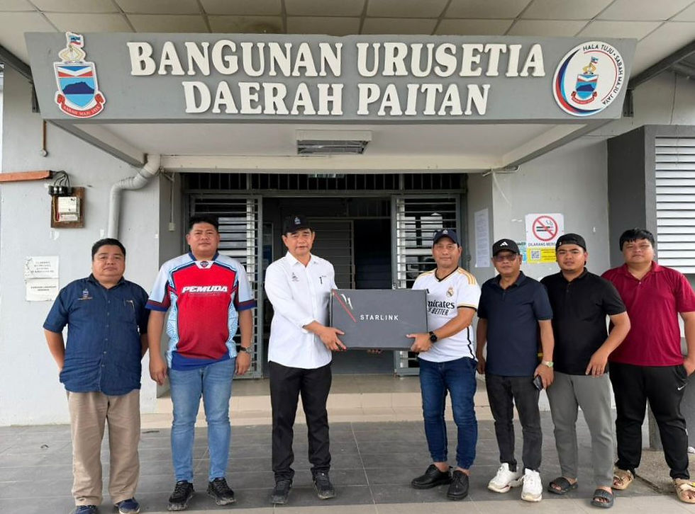 Empat Unit Starlink Diserahkan Bagi Perkukuh Capaian Komunikasi di Paitan