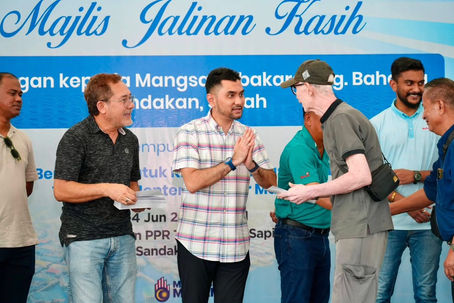 KESUMA, HRD Corp, MyKasih Santuni 355 KIR Mangsa Kebakaran Kg. Bahagia