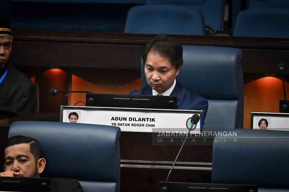 Ucapan Perbahasan ADUN Dilantik, Roger Chin