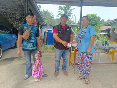 Pemaju Mukim UPPM Kadamaian Sampaikan Sumbangan Takziah Kepada Keluarga Esterlina Zikol di Kampung Bundu Paka